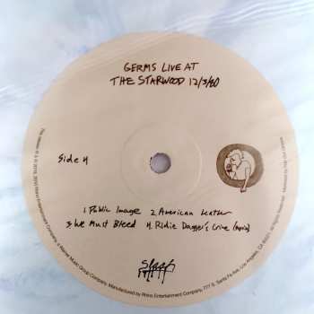 2LP Germs: Live At The Starwood Dec 3, 1980  LTD | NUM | CLR