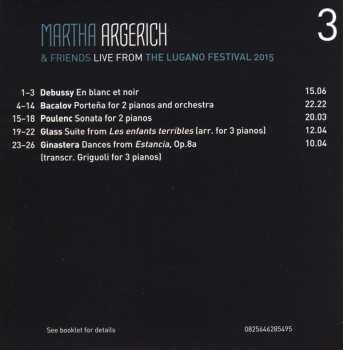 3CD/Box Set Martha Argerich And Friends: Live From Lugano 2015
