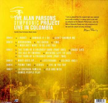 3LP The Alan Parsons Symphonic Project: Live In Colombia
