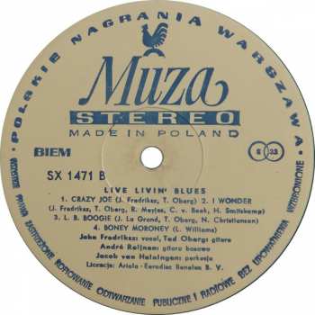 LP Livin' Blues: Livin' Blues Live