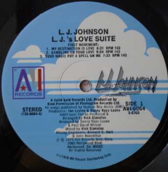 CD L.J. Johnson: Lj's Love Suite