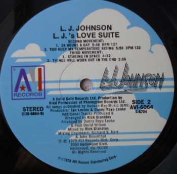 CD L.J. Johnson: Lj's Love Suite