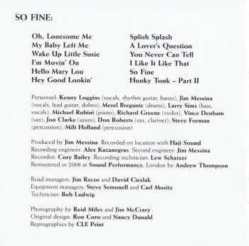 CD Loggins And Messina: So Fine / Native Sons