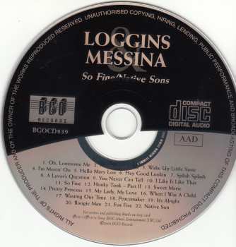 CD Loggins And Messina: So Fine / Native Sons