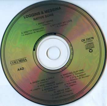 CD Loggins And Messina: Native Sons