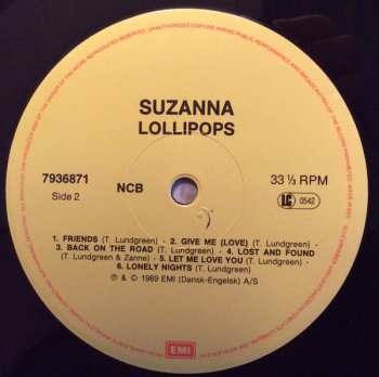 LP Lollipops: Suzanna