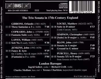 CD London Baroque: The Trio Sonata In 17th-Century England