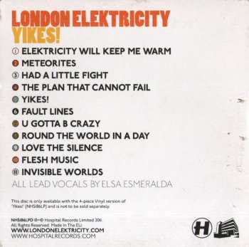 4LP/CD London Elektricity: Yikes!