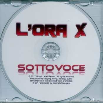 CD L'Ora X: Sottovoce
