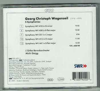 CD L'Orfeo Barockorchester: Symphonies