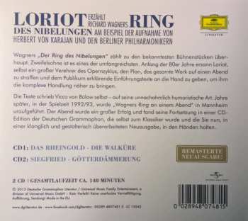 2CD Berliner Philharmoniker: Loriot Erzählt Richard Wagners Ring Des Nibelungen