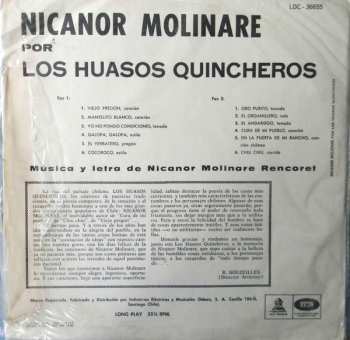 LP Los Huasos Quincheros: Nicanor Molinare Por Los Huasos Quincheros