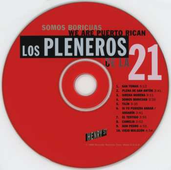 CD Los Pleneros De La 21: Somos Boricuas We Are Puerto Rican