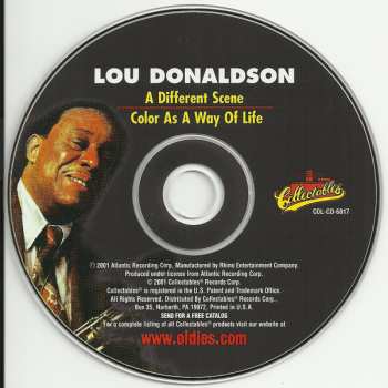 CD Lou Donaldson: A Different Scene • Color As A Way Of Life