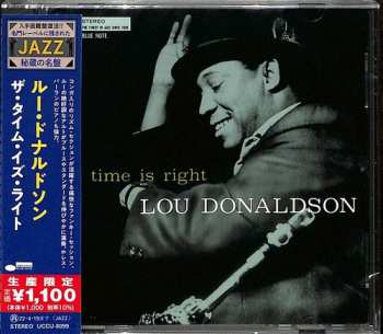 CD Lou Donaldson: The Time Is Right LTD