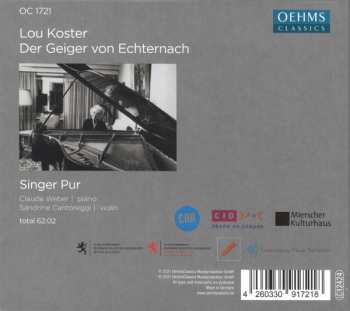 CD Singer Pur: Der Geiger Von Echternach