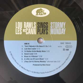 LP Lou Rawls: Stormy Monday