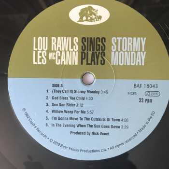 LP Lou Rawls: Stormy Monday