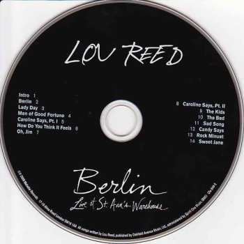 CD Lou Reed: Berlin: Live At St. Ann's Warehouse