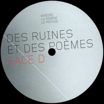 LP Louis Arlette: Des Ruines Et Des Poèmes