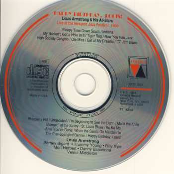 CD Louis Armstrong And His All-Stars: Happy Birthday Louis! Live At The Newport Jazz Festival 1960