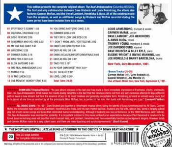 CD Dave Brubeck: The Real Ambassadors