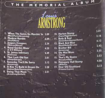 CD Louis Armstrong: The Memorial Album