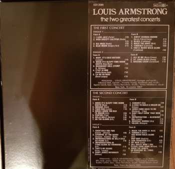 4LP/Box Set Louis Armstrong: The Two Greatest Concerts