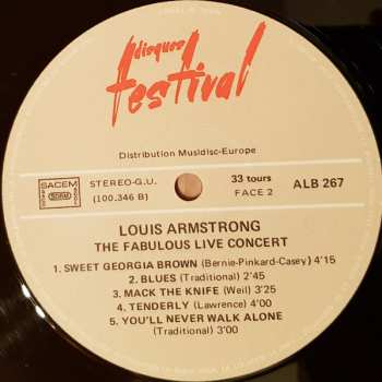 4LP/Box Set Louis Armstrong: The Two Greatest Concerts