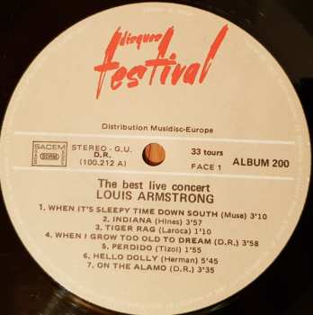 4LP/Box Set Louis Armstrong: The Two Greatest Concerts