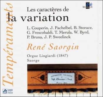 CD Louis Couperin: Rene Saorgin - Les Caracteres De La Variation