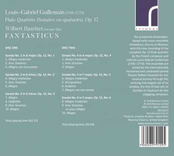 2CD Louis-Gabriel Guillemain: Flute Quartets Op. 12