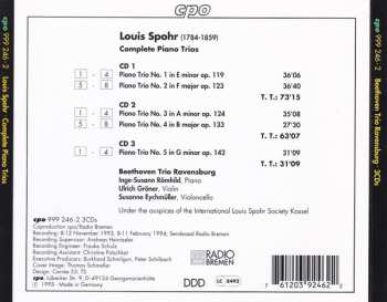 3CD Louis Spohr: Complete Piano Trios