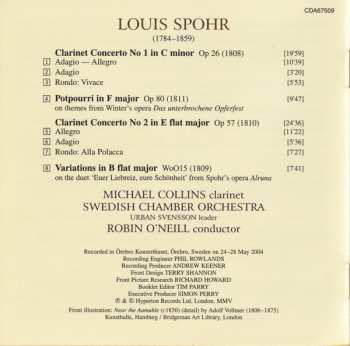 CD Louis Spohr: Clarinet Concertos Nos. 1 & 2