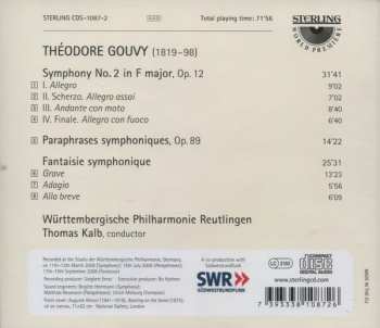 CD Louis Théodore Gouvy: Symphonie No 2 En Fa Majeur • Paraphrases Symphoniques • Fantaisie Symphonique
