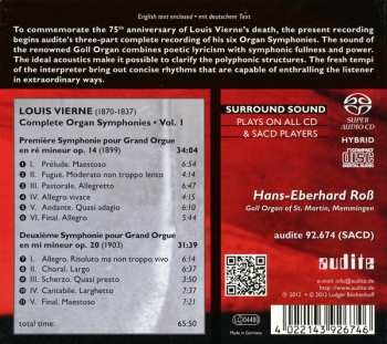 SACD Louis Vierne: Complete Organ Symphonies Vol. I