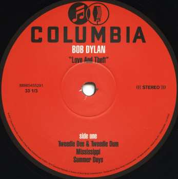 2LP Bob Dylan: "Love And Theft"