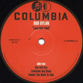 2LP Bob Dylan: "Love And Theft"