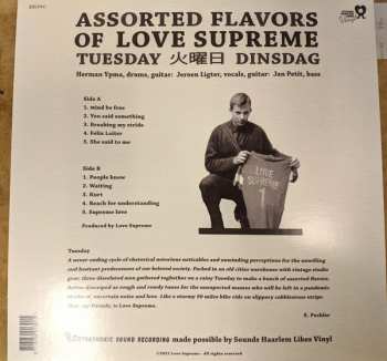 LP Love Supreme: Tuesday LTD | CLR