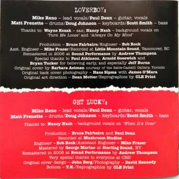 CD Loverboy: Loverboy / Get Lucky