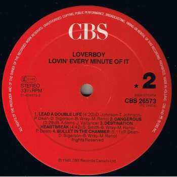 LP Loverboy: Lovin' Every Minute Of It