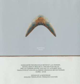 CD Luc Ferrari: Les Anecdotiques: Exploitation Des Concepts N° 6