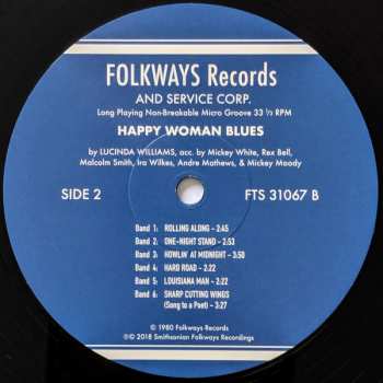 LP Lucinda Williams: Happy Woman Blues