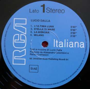 LP Lucio Dalla: Lucio Dalla