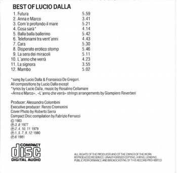 CD Lucio Dalla: The Best Of Lucio Dalla