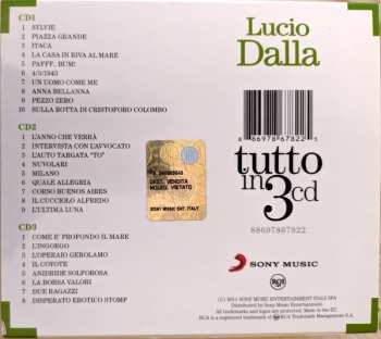 3CD Lucio Dalla: Tutto In 3 CD