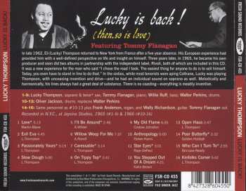 CD Tommy Flanagan: Lucky Is Back! ( Then, So Is Love)