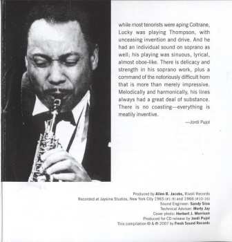 CD Tommy Flanagan: Lucky Is Back! ( Then, So Is Love)