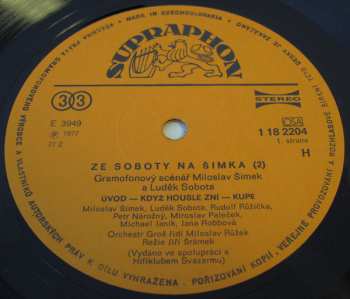 LP Miloslav Šimek: Ze Soboty Na Šimka 2