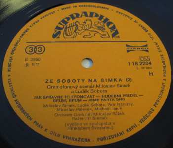 LP Miloslav Šimek: Ze Soboty Na Šimka 2